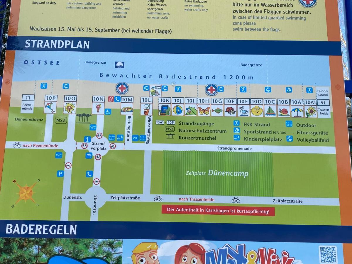 Duenenresidenz Karlshagen - Ferienwohnung Ginsterweg ภายนอก รูปภาพ